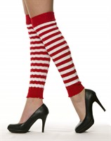 Legwarmers Silvia Red/White