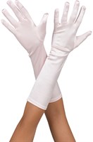 Gloves elastic long pink 