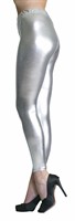 Legging Latex silber 