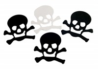 Aufkleber Foam Totenkopf  (12St.)