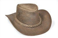 Cowboy Hut (Leder) dunkel braun