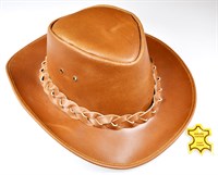 Cowboy Hut (Leder) cognac