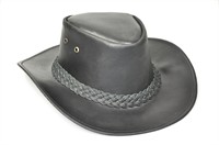 Cowboy Hat (Leather) Black