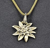 Ketting Edelweiss oktoberfeest brons