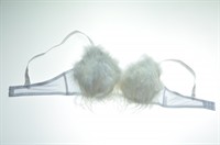 Feathers bra  white  B80-85