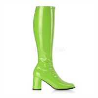 Stretch boots green