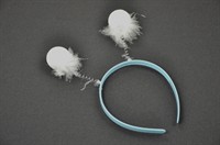 Diadeem wiebel blauwe ballen
