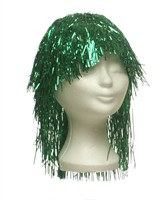 Lametta-pruik groen