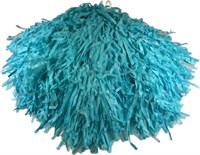 Cheerleader Pompon blau/weiss