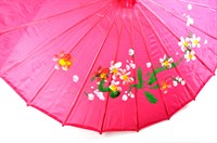 Paraplu oosters pink (Ø=80 cm)
