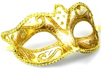 Mask Venice felina gold