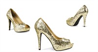 Schoenen goud Allure