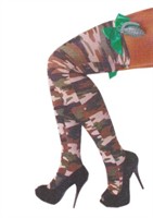 Overknees Militär mit Handgranate