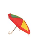 Paraplu rood/geel/groen klein 30cm