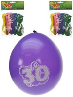 Luftballons 30.Geburtstag 32cm 8 St.
