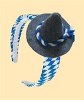 Hair circlet Bavaria Oktoberfest with mini hat