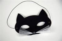 Eye mask black cat