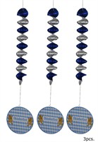 Decoration spiral  Oktoberfest 3pcs