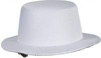 Cylinder white satin mini
