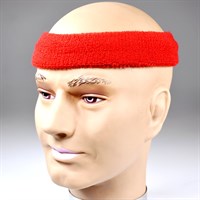 Sweat head-band red