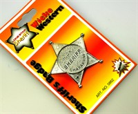 Sheriff Stern Metall auf Karte 