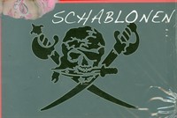 Tattooschablone Totenkopf/Pirat