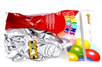 Ballonnen zilver  20st. Ø 23cm