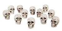 Dekoköpfe Totenkopf 4x3cm (12St.)