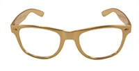 Glasses gold metallic 
