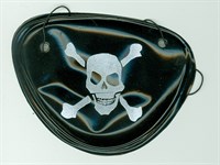 Augenklappe Plastik mit Aufdruck