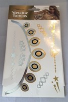 Metallic tattoos large