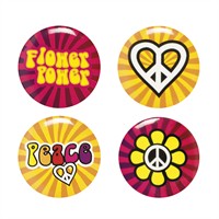 Anstecker Peace 4-St.