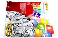 50Luftballons silber Ø 23cm 