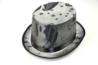 Zylinder schwarz/silber