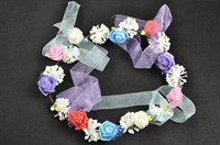 Flower wreath colorful