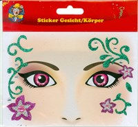Body/face sticker blossom pink