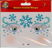 Body/face sticker ice queen
