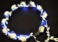 Hair wreath with LED white