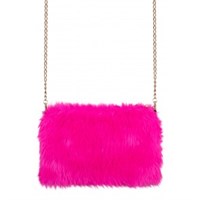 Tasche Plüsch rosa