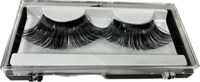 Wimpern schwarz lang