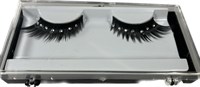 Wimpern mit Strass schwarz 
