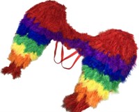 Verenvleugels regenboog 60x45cm
