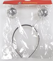 Hair circlet silver sequins