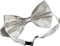Bow tie white 14x8cm