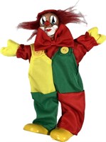 Doll Clown cap red/yellow/green 20cm