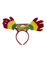 Diadeem handen rood/geel/groen