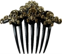 Haarkamm Pirat gold