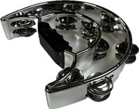 Tamburin Luxus silber