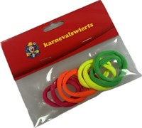 Haargummis neon 8St.