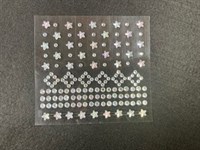 Sticker silber 